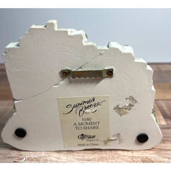 Cow Figurine "A Moment To Share" Summer Breeze By GiftStar Hand-Painted Resin - Picture 3 of 3